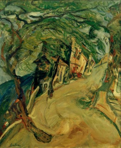 Ch. Soutine, The Road to the Hill by Chaim Soutine